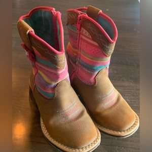 Little girl cowboy boots. Twister brand size 7